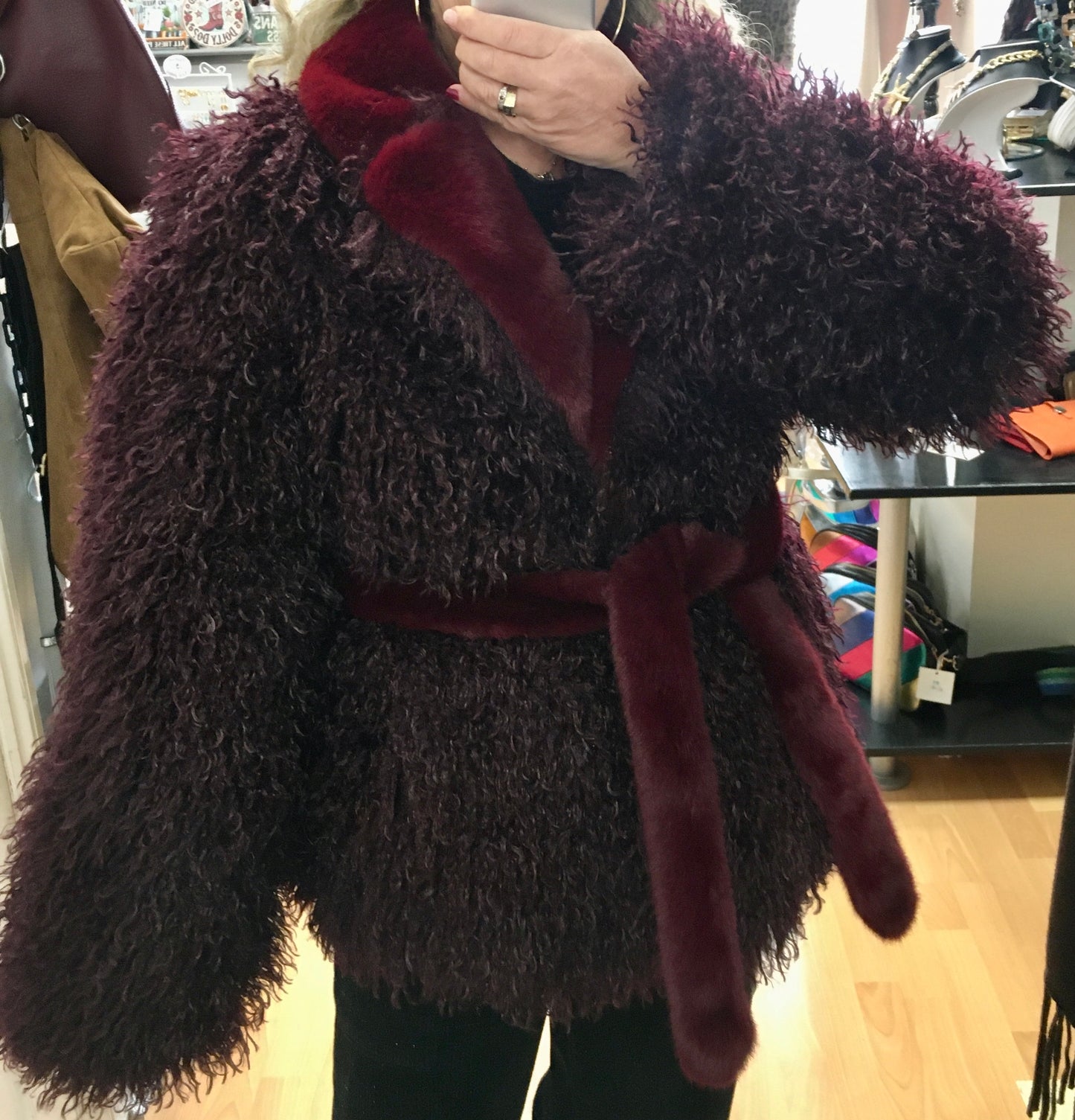 Heidi faux fur coat
