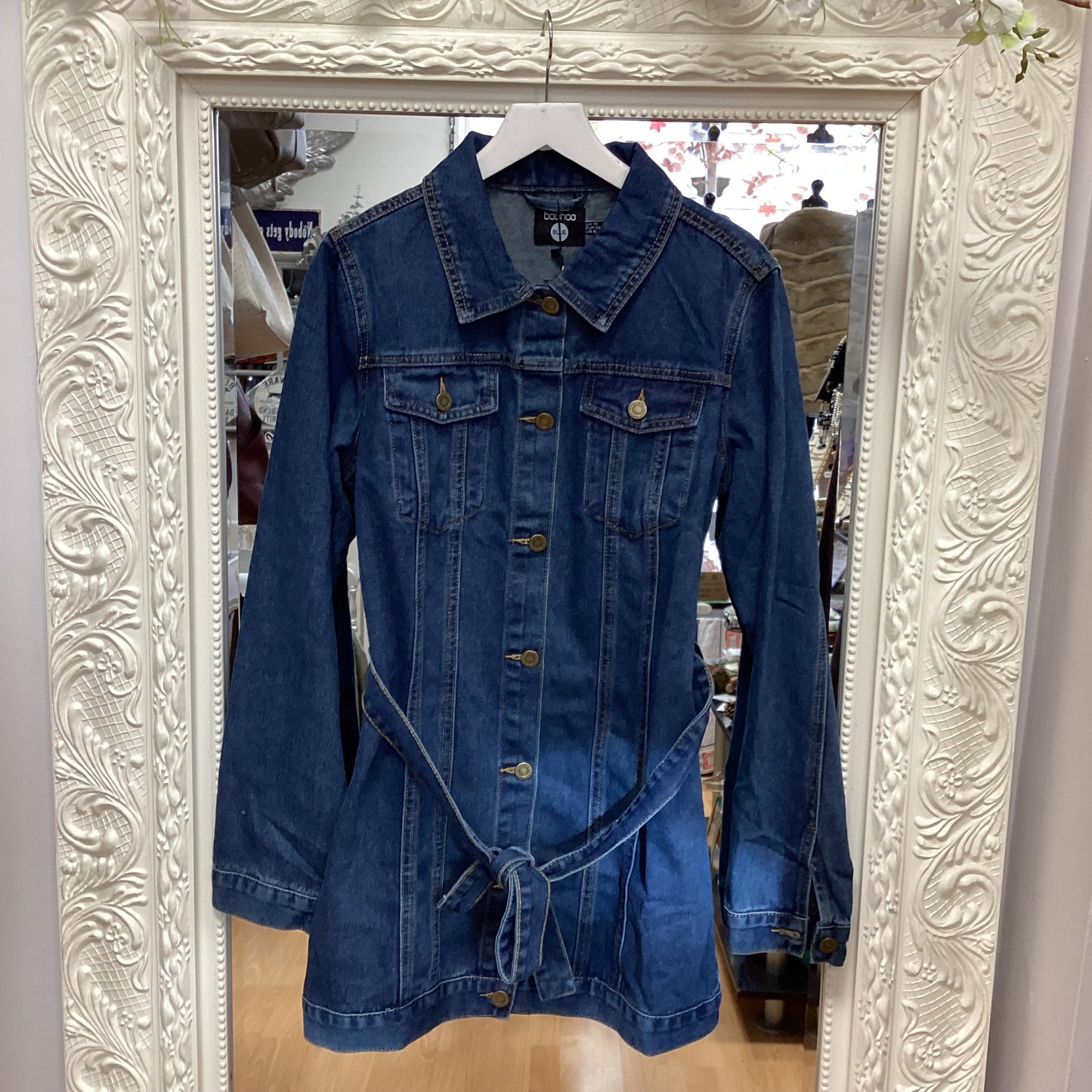 Denim Dress -With belt - Above Knee 117