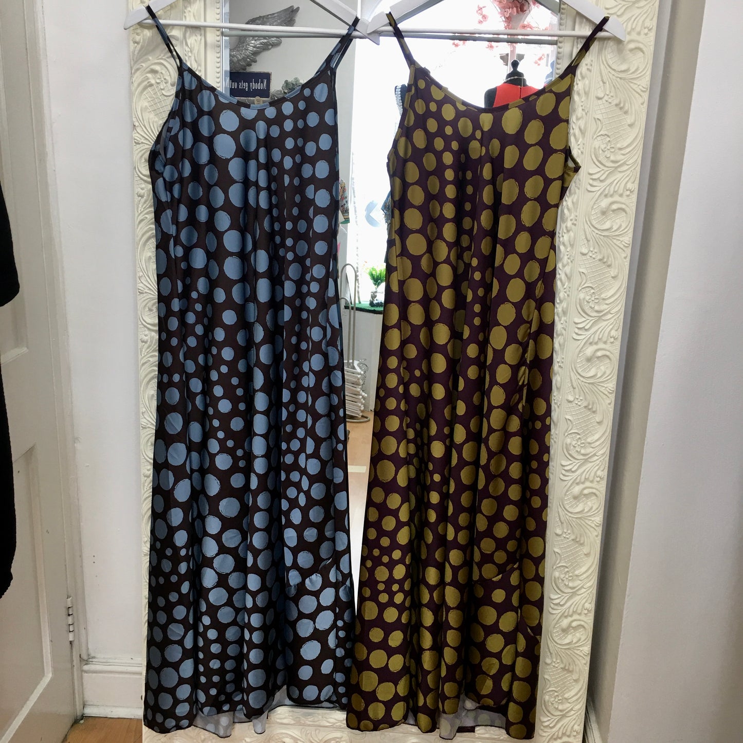 Angharad satin dress