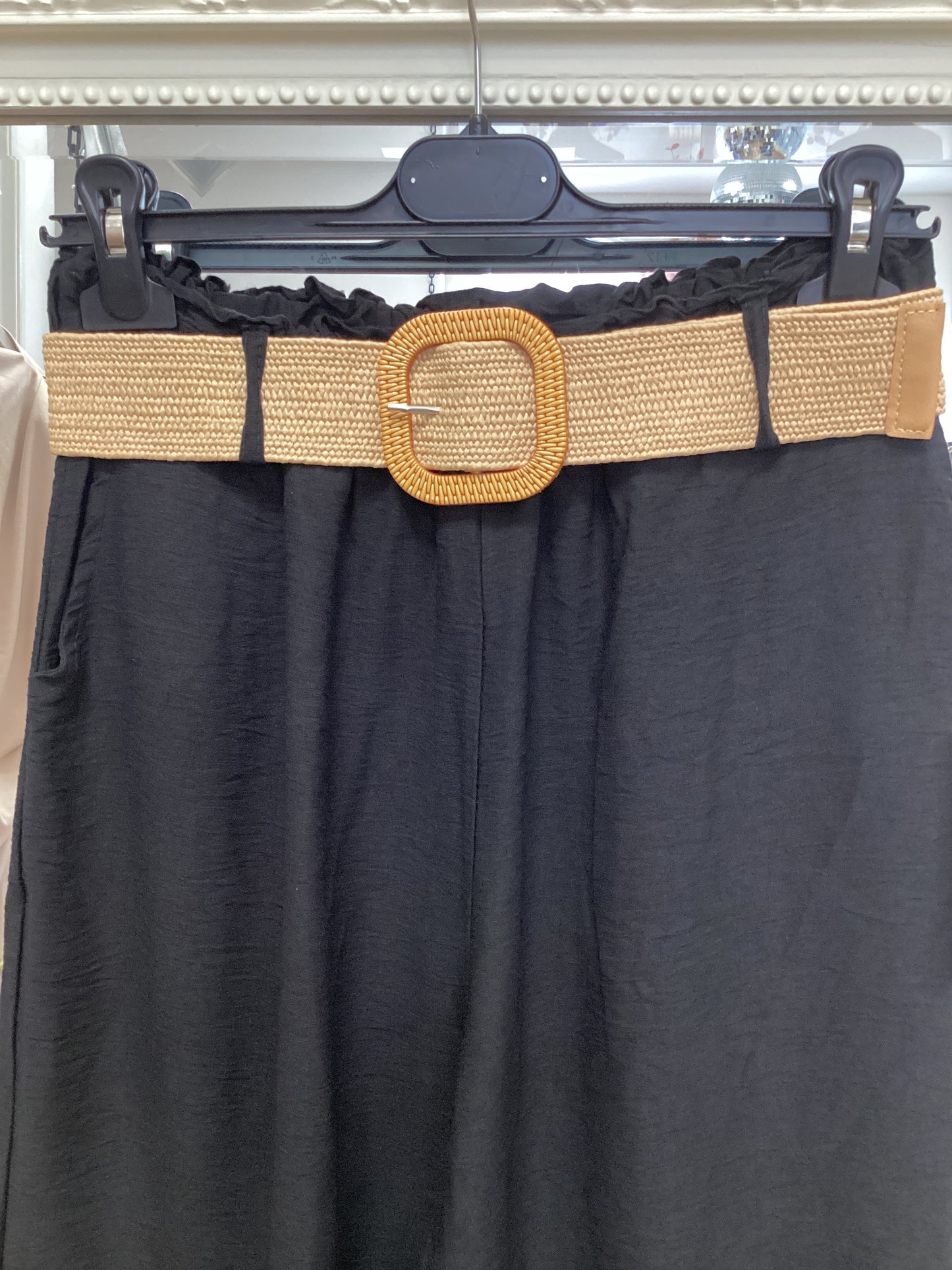 Nancy belted trousers