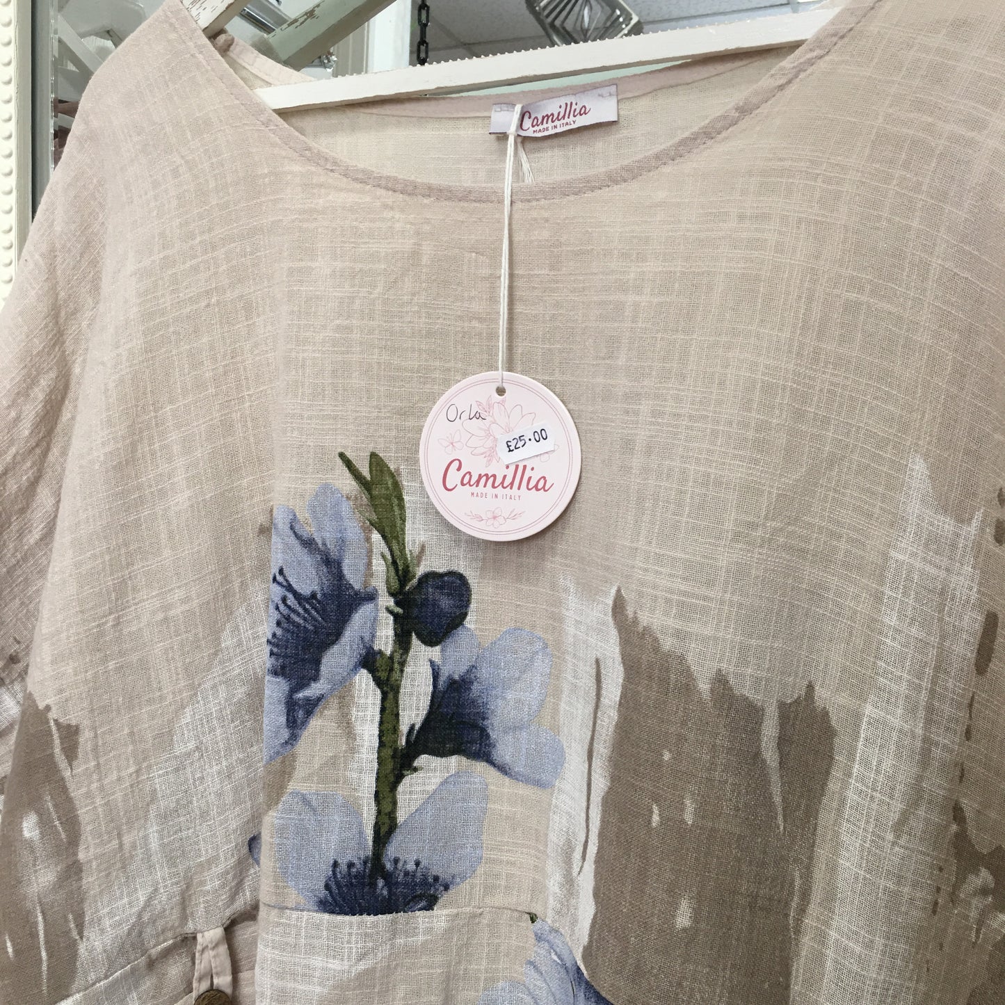 Kady linen mix top