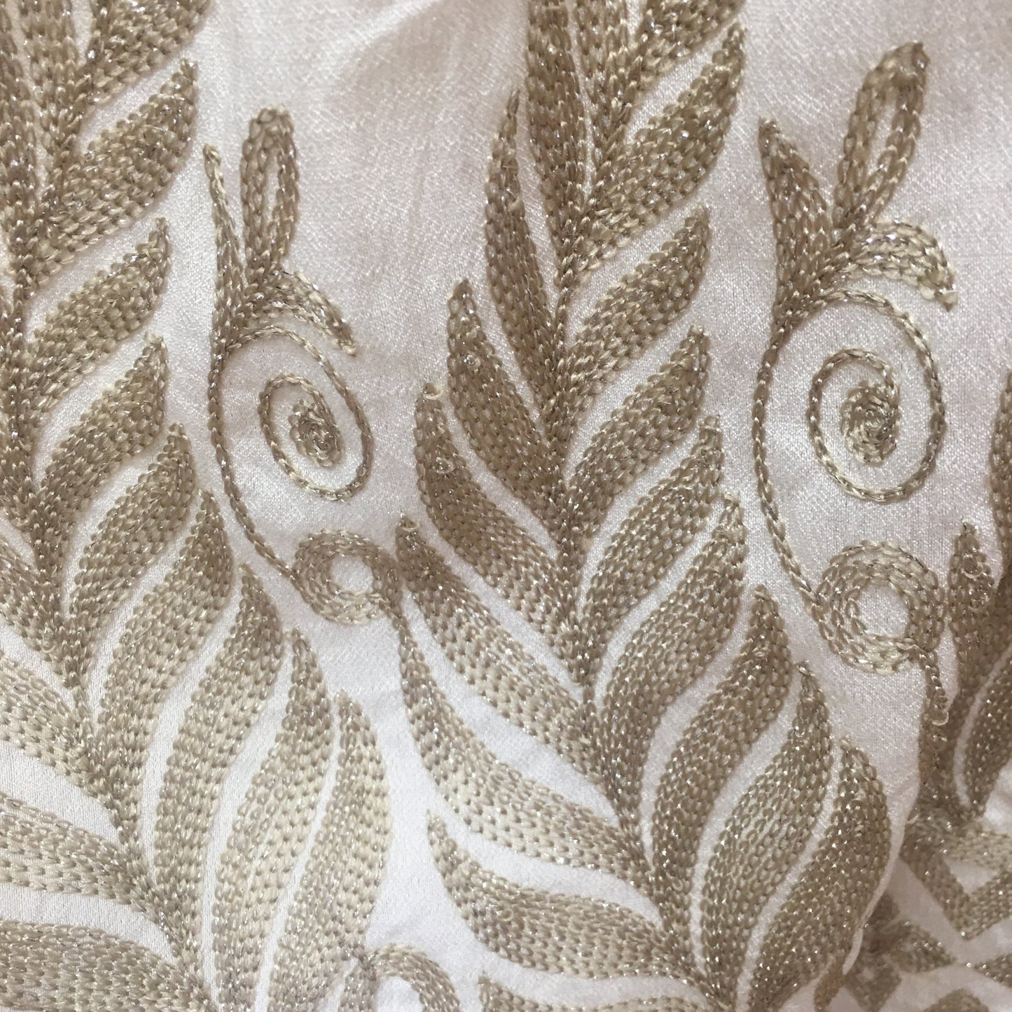 Phoebe gold & white dress