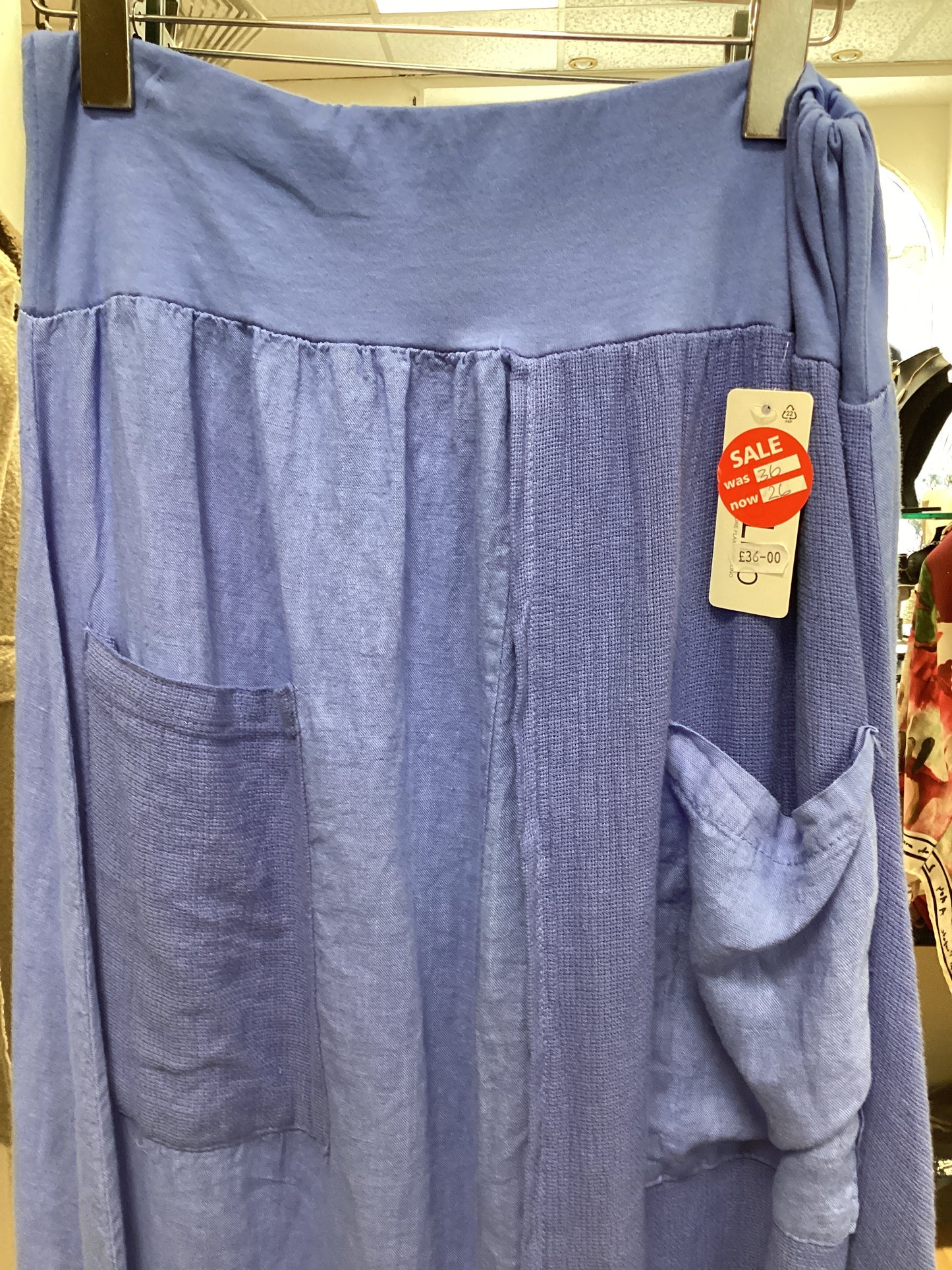 Linen Pocket Skirt
