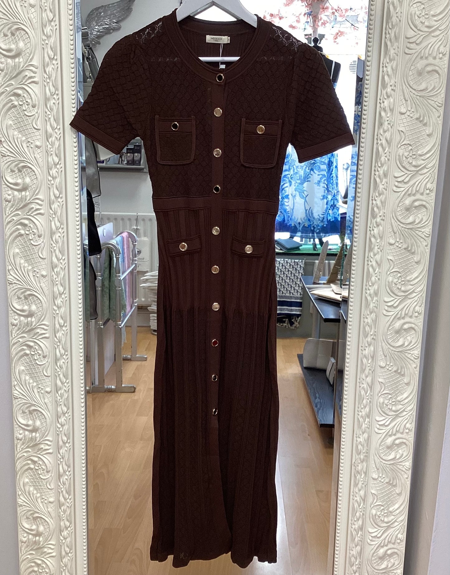 Autumn knitted dress