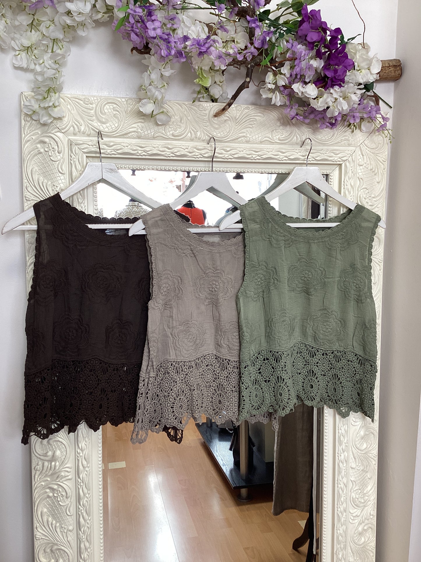 Tess crochet vest