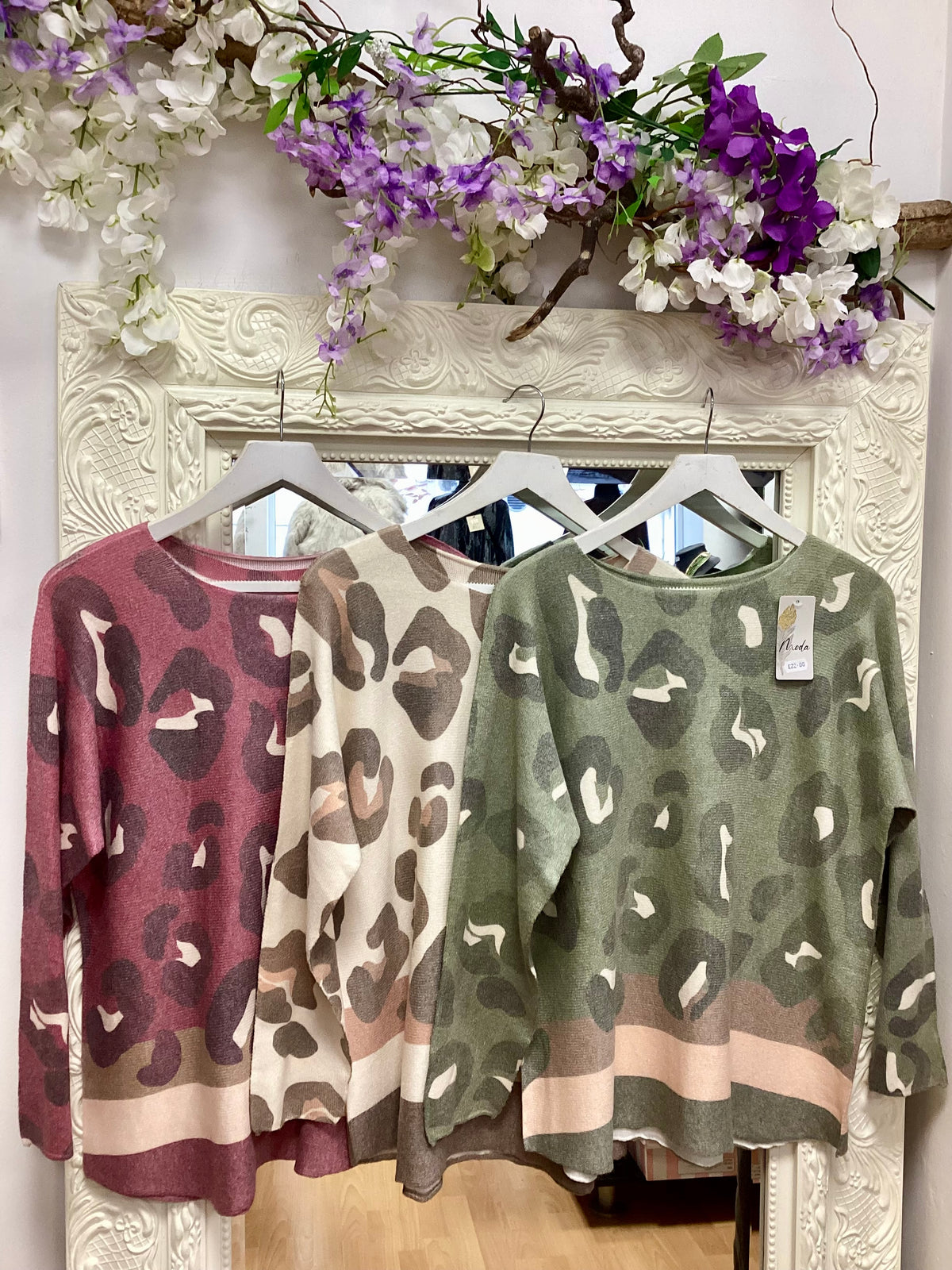 Mimi leopard print jumper