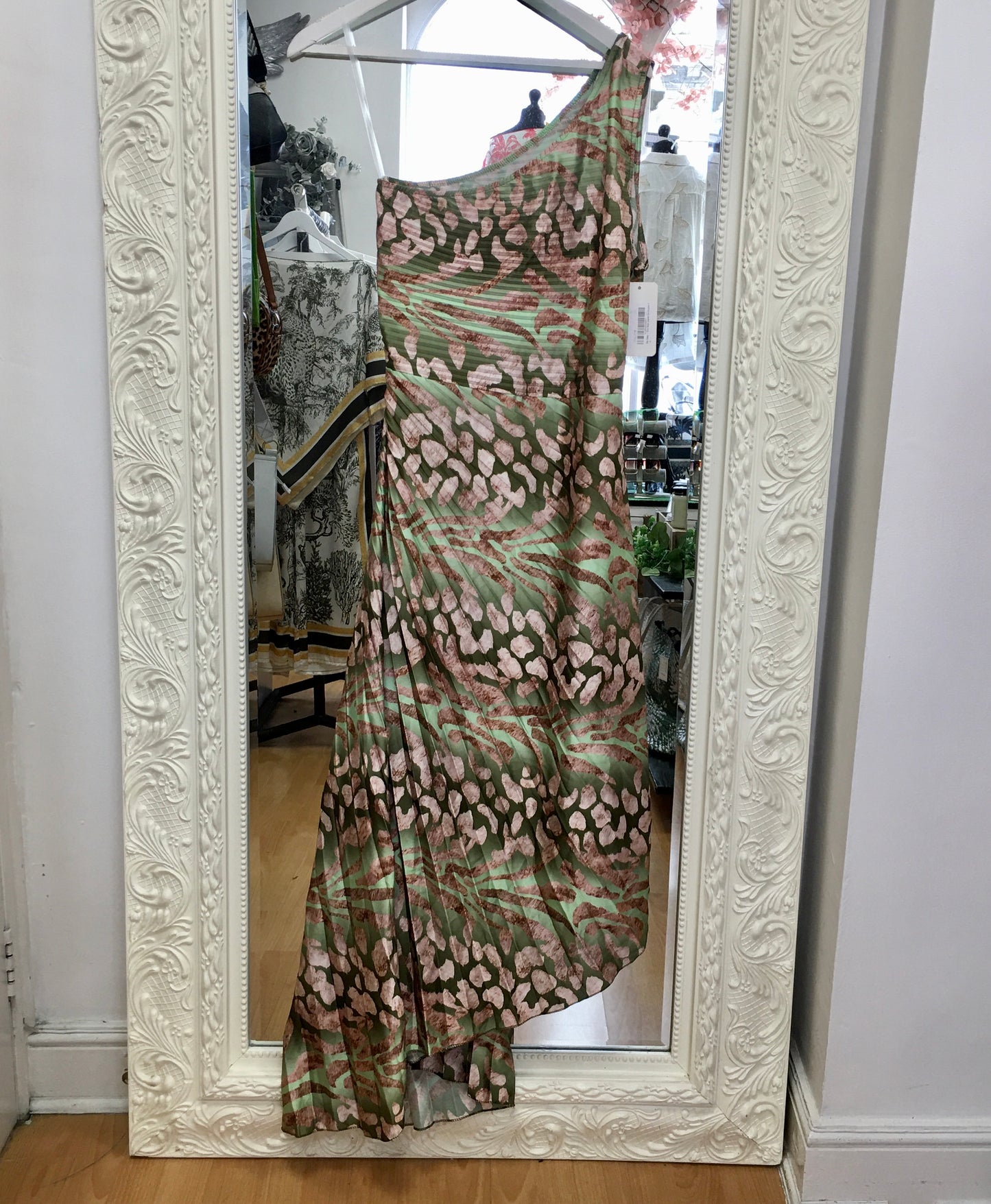 Brogan pleated dress