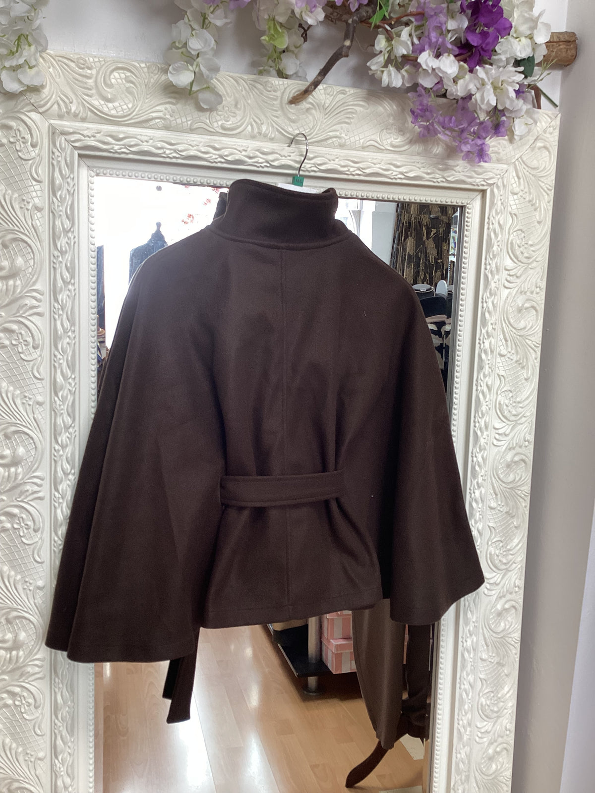 Farrah - Belted Cape Jacket