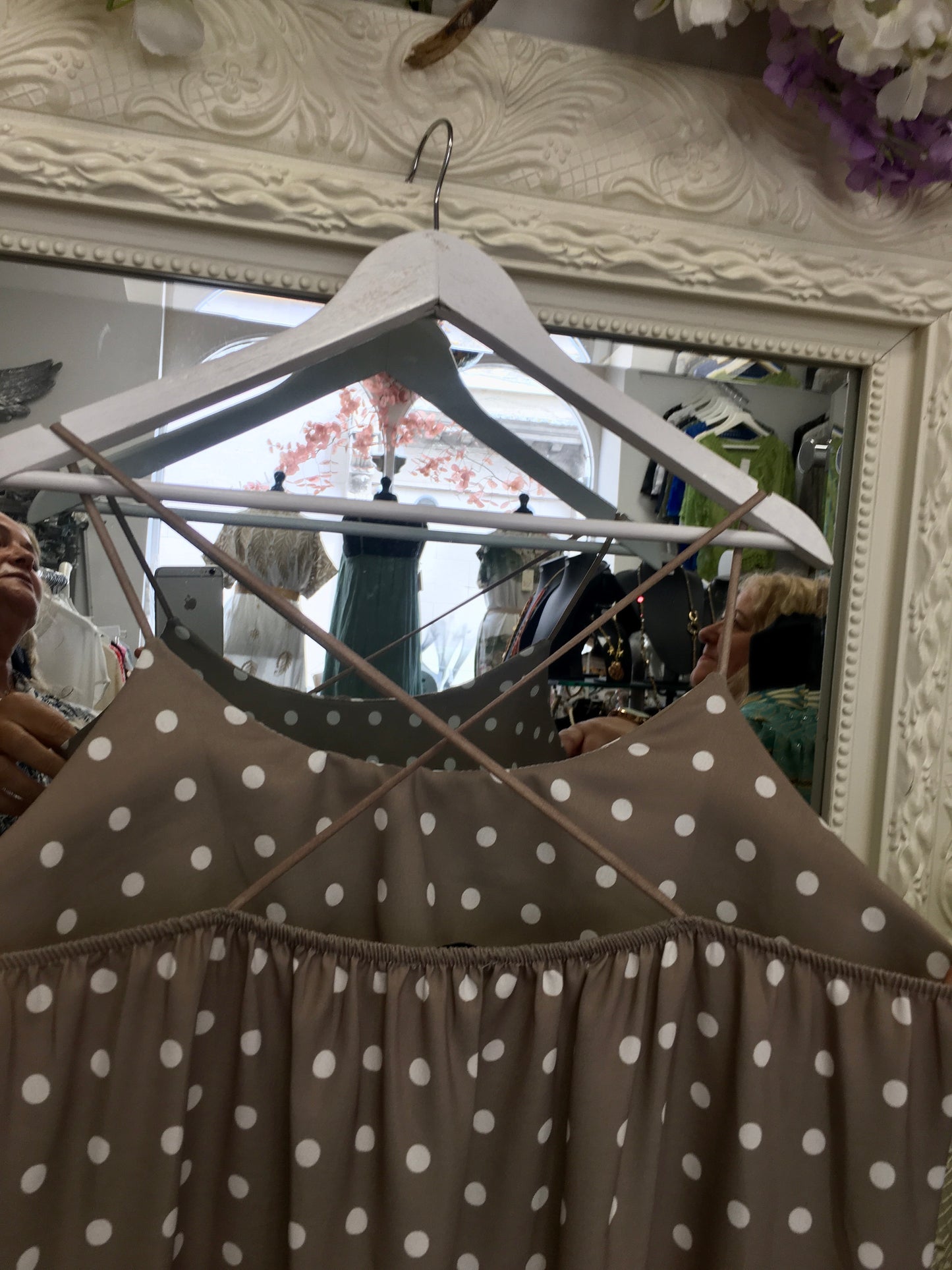 Valentina spotty dress