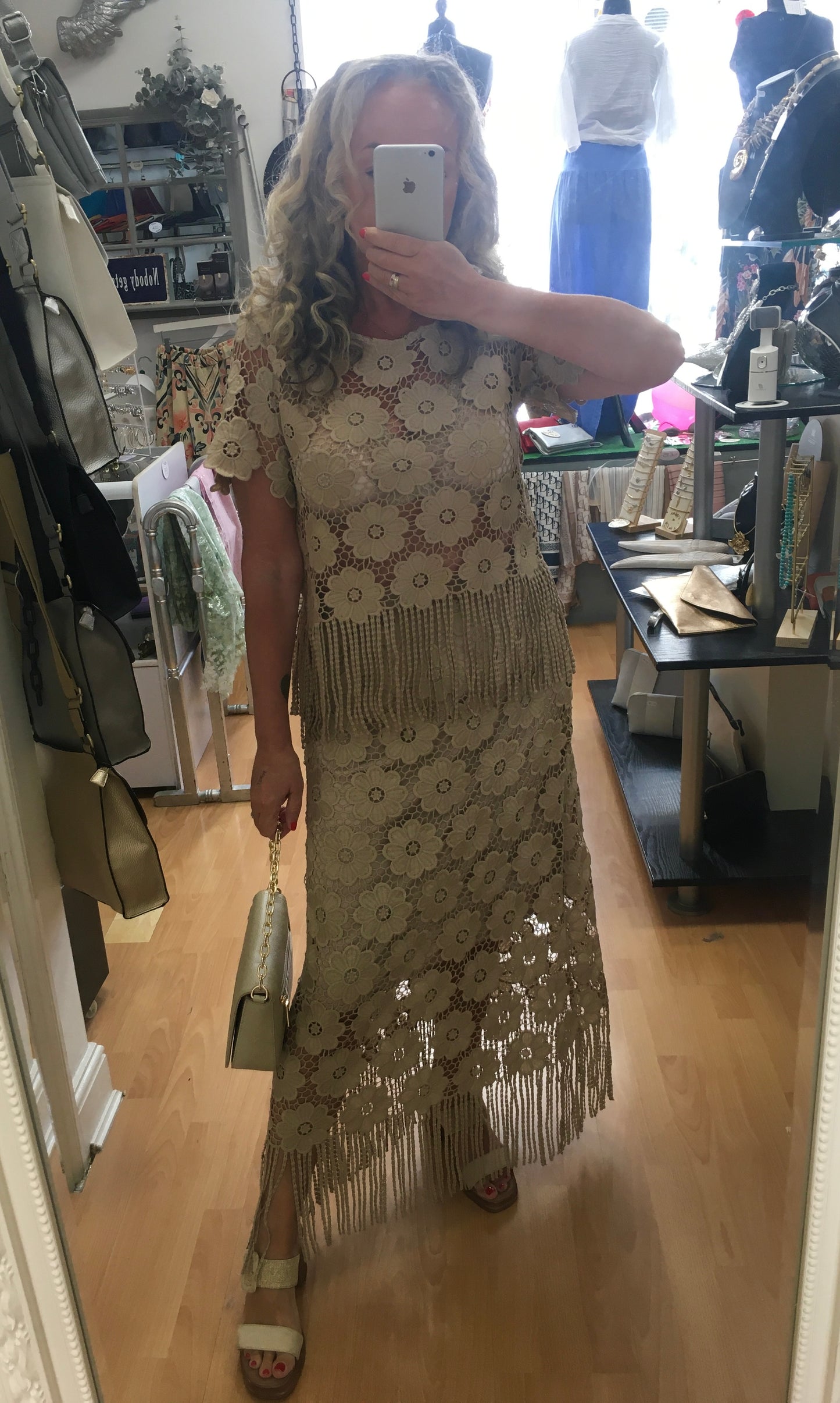 Gabriella fringed 2 piece