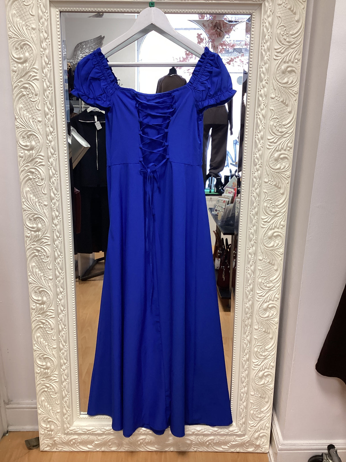 Jade corset maxi dress