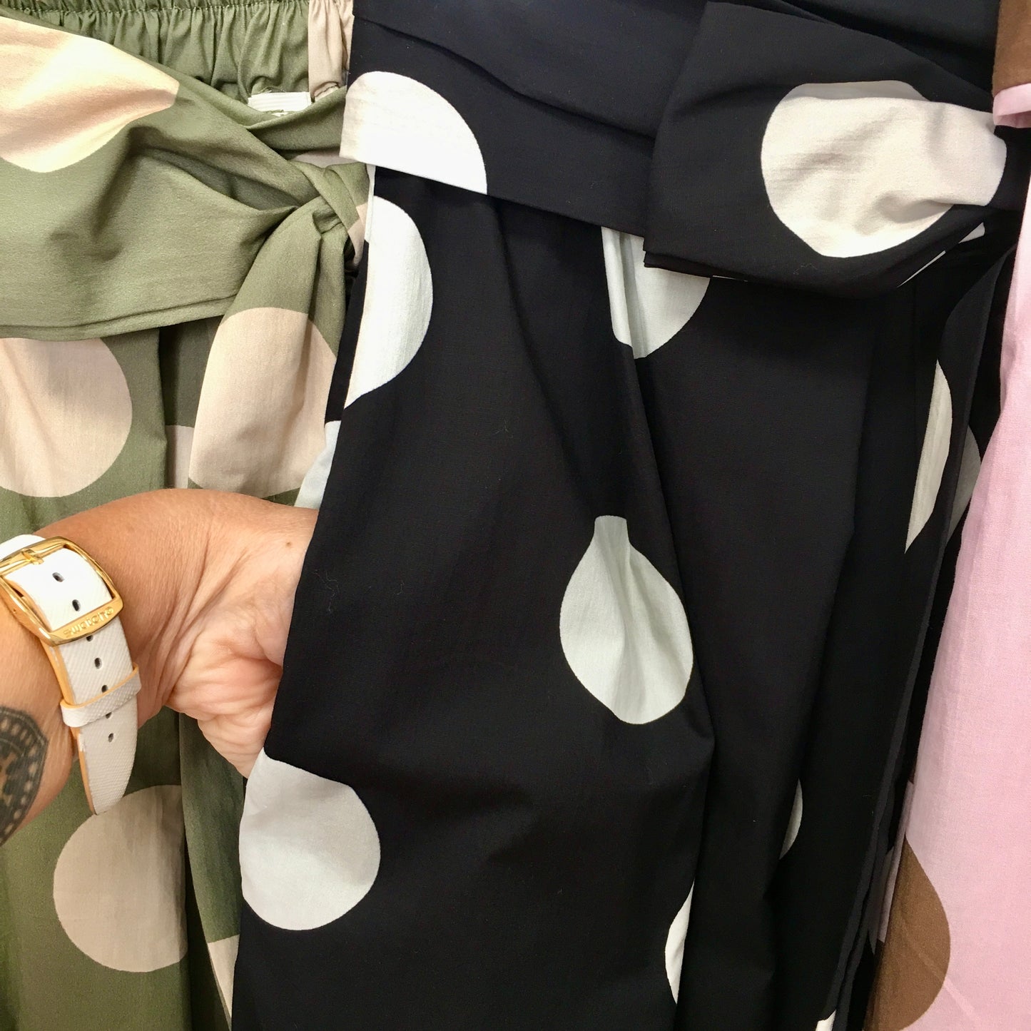 Polly polka dot skirt