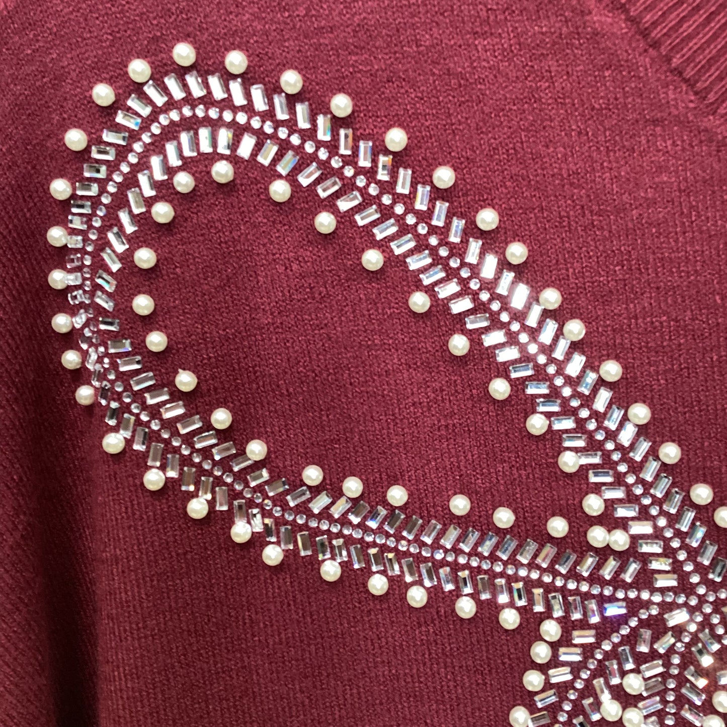 Ruby bow jumper