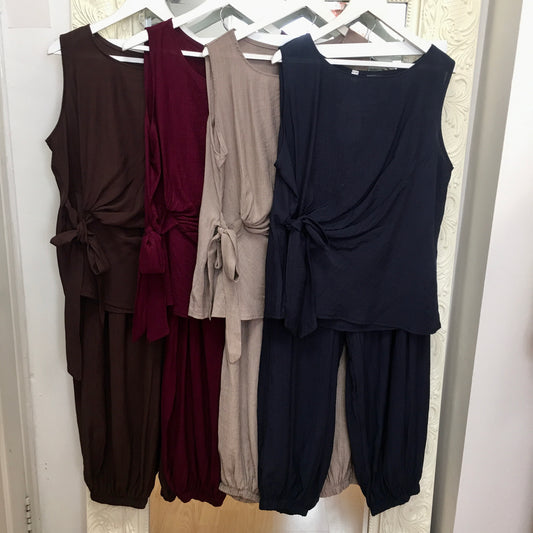 Sienna Two Piece Set with Side Tie