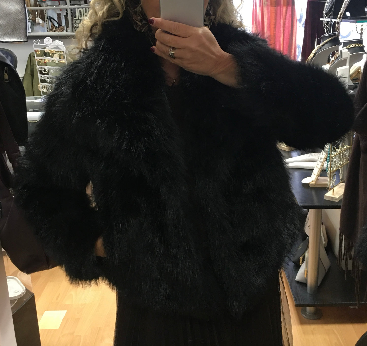 Felicity faux fur jacket