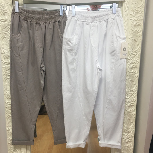 Tori barrel trouser
