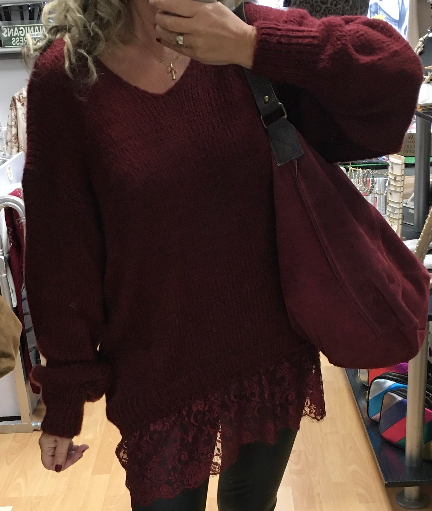 Wren lace trim jumper