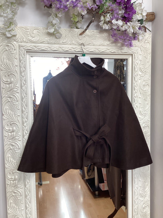 Farrah - Belted Cape Jacket