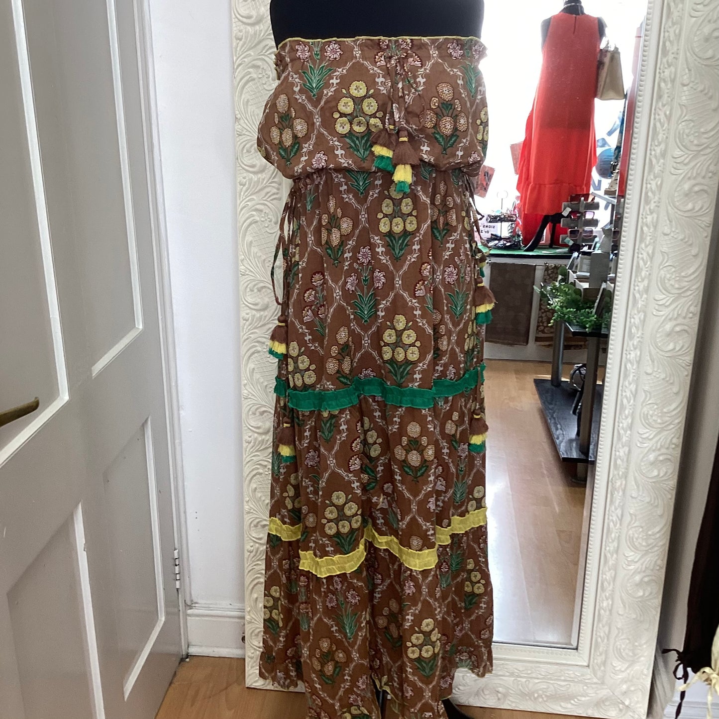 NJCS4 Strapless Maxi Dress