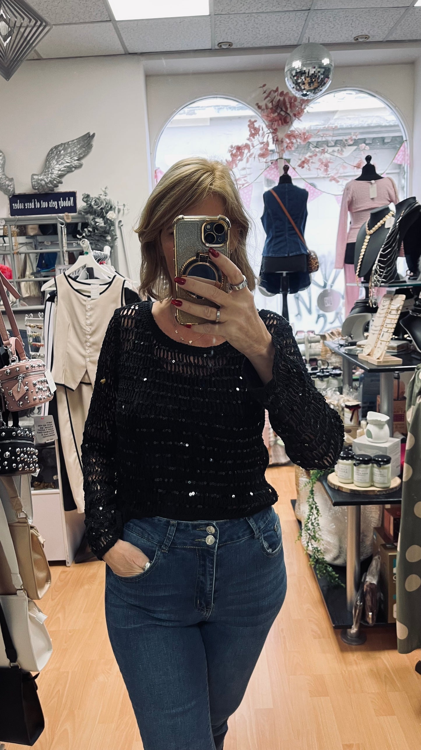 Angel crochet jumper