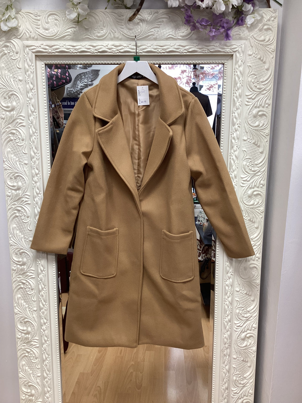 Del camel coat