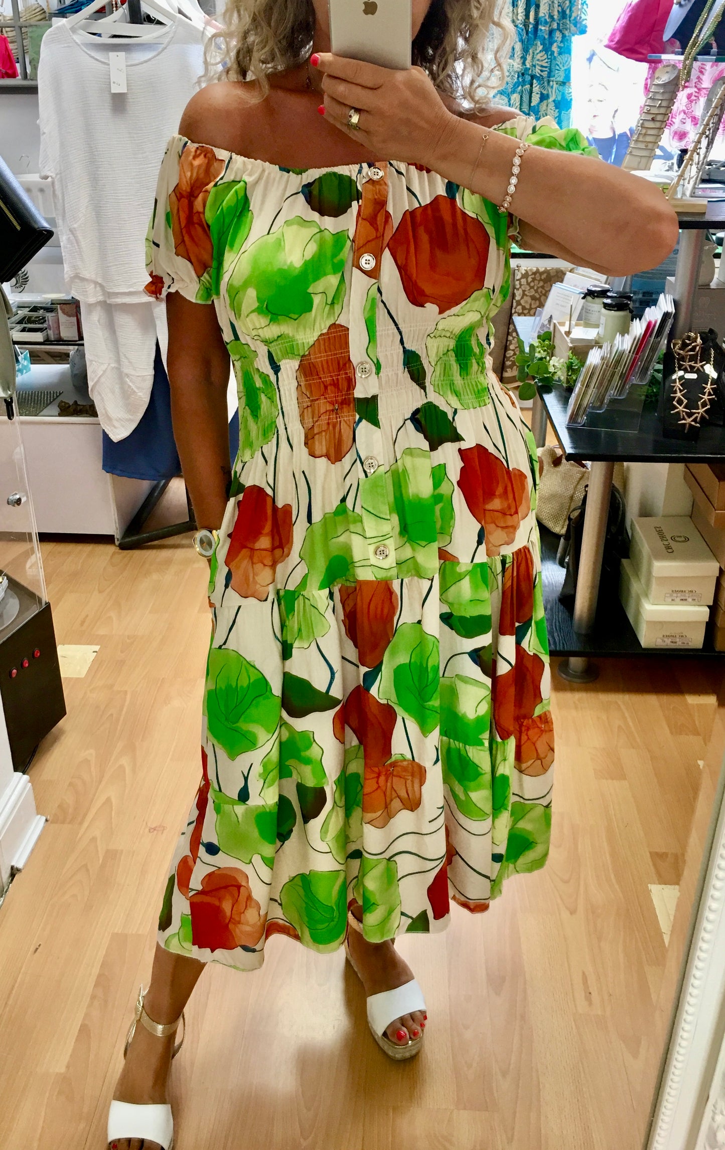 Jamie bardot Summer dress with shirred waist
