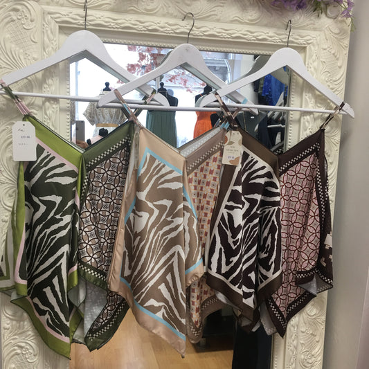 Kiki Satin Handkerchief Top