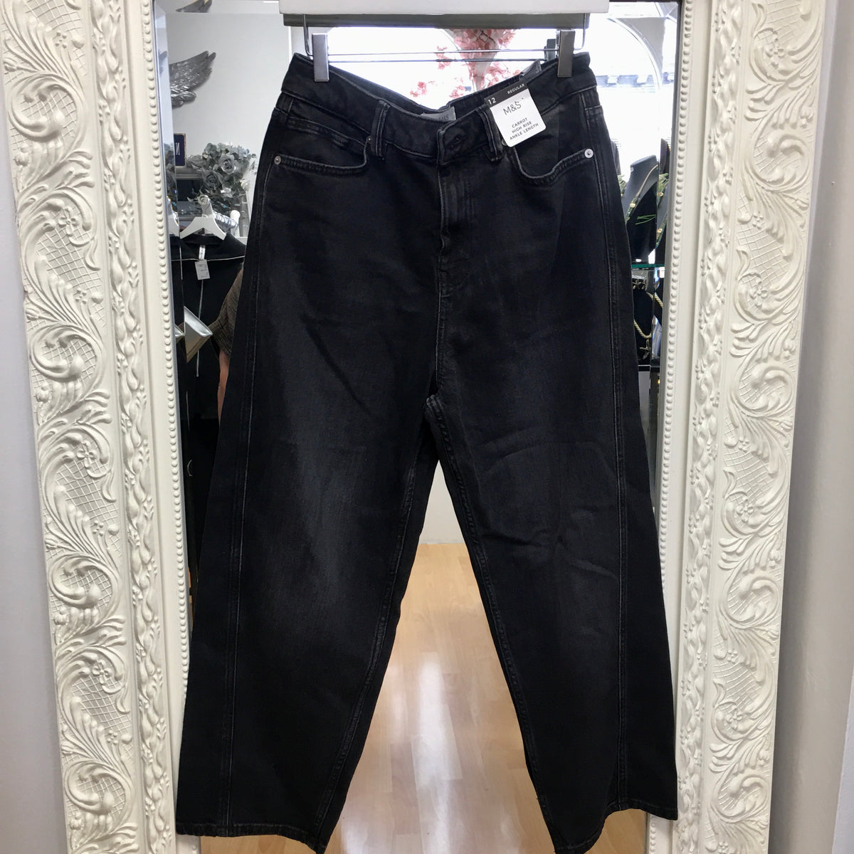 M&S Carrot high rise jeans