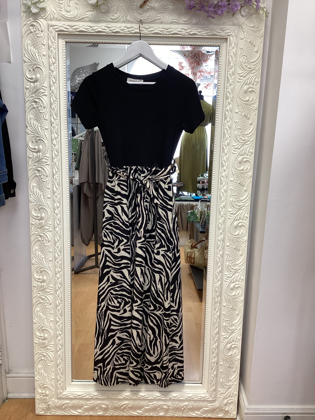 Tyra zebra dress