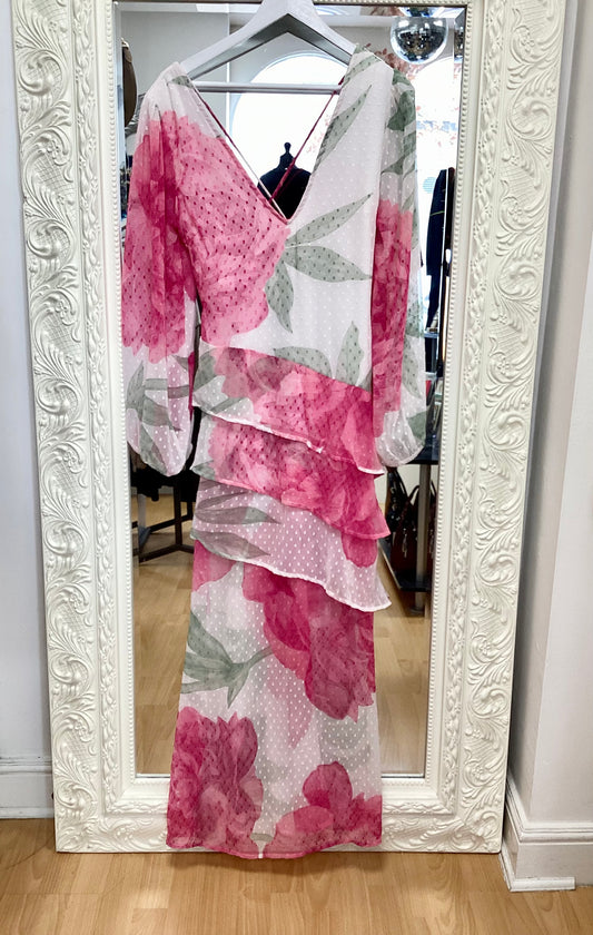 BOOHOO floral maxi dress