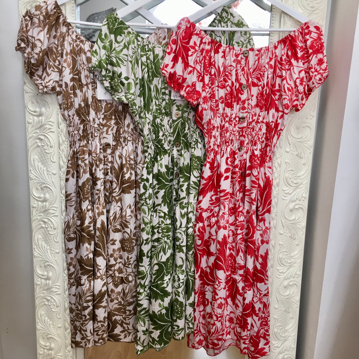 Gabrielle floral bardot dress