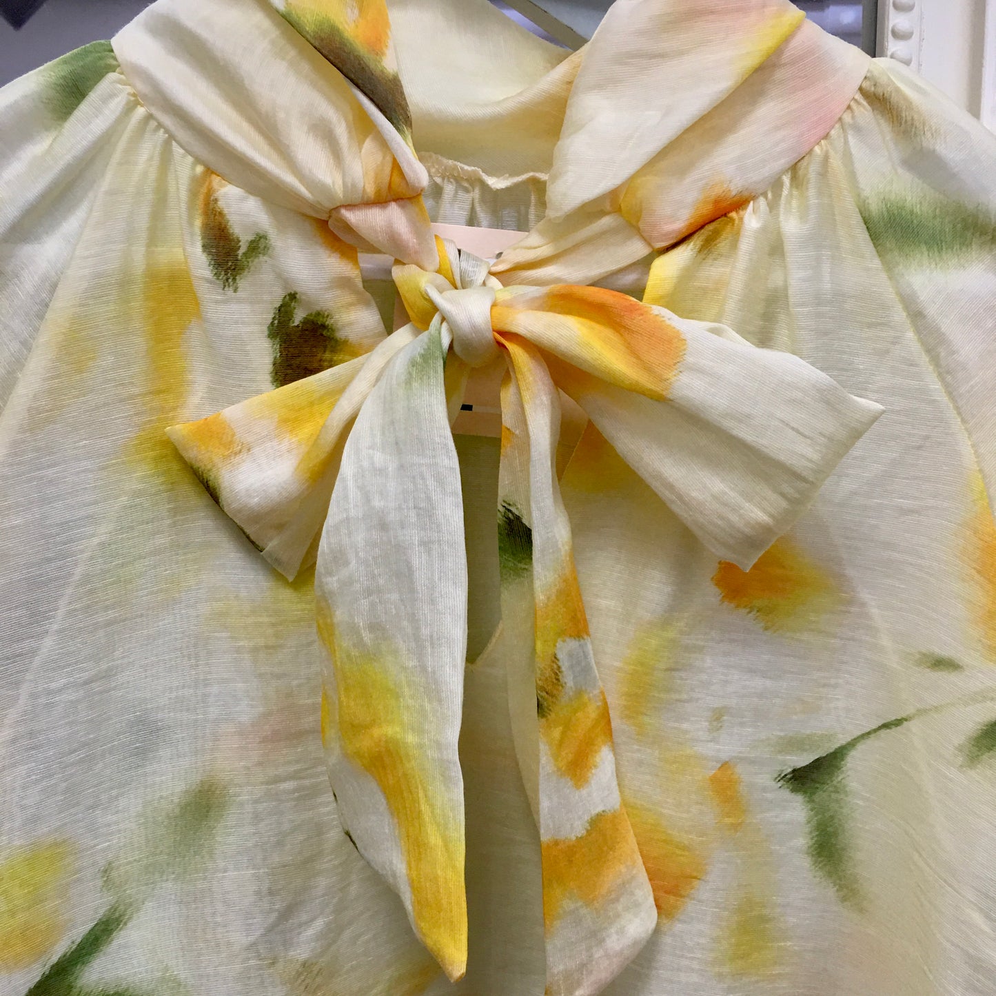 Maeve Floral print Sheer shirt