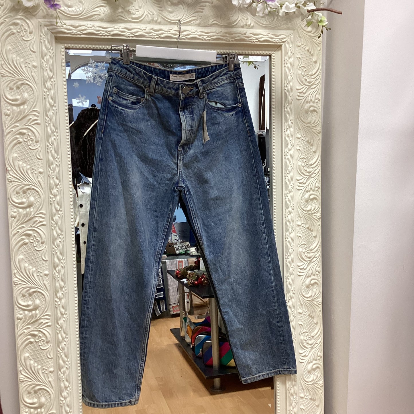 Denim Straight Leg Jeans
