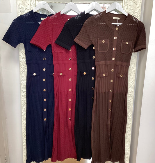 Autumn knitted dress