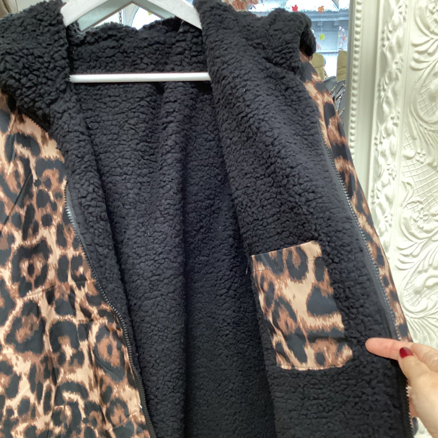 82 Leopard Print Coat