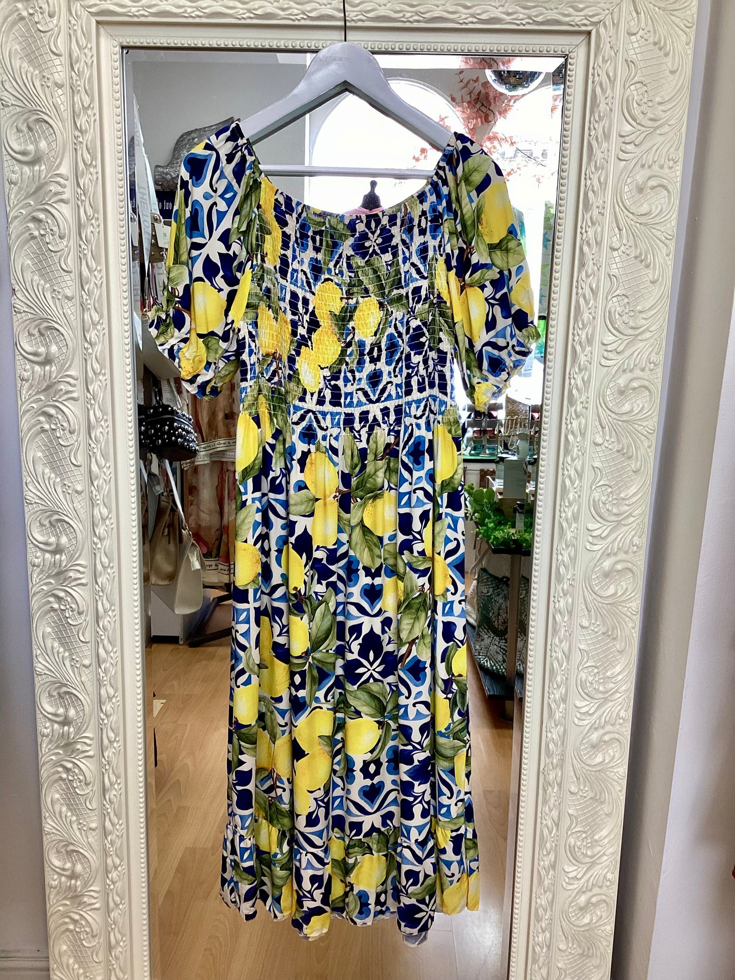 Mabel lemon dress
