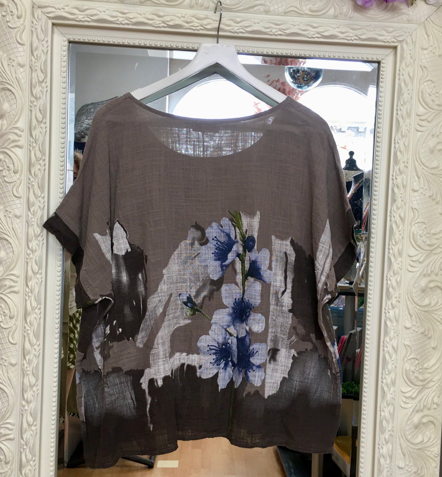 Kady linen mix top
