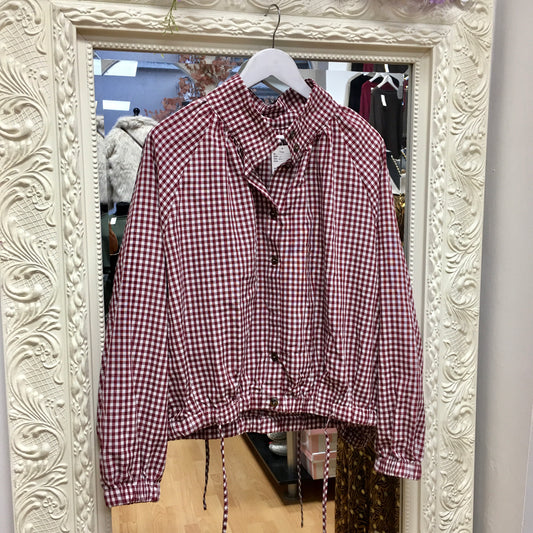 Gemma chequered shacket