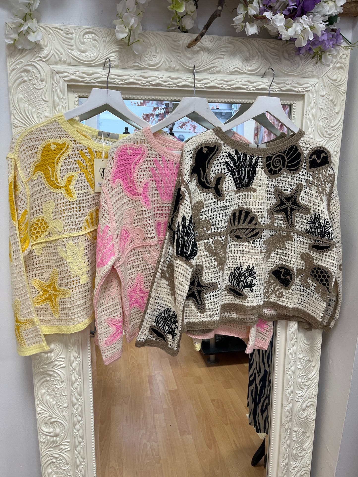 Hennie Seashell Crochet Top