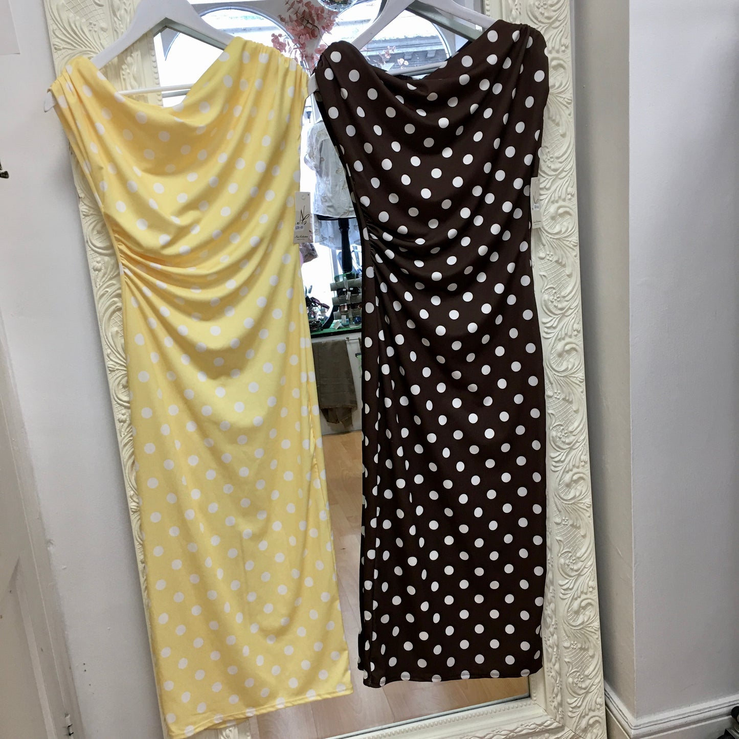 Keeley polka dot dress