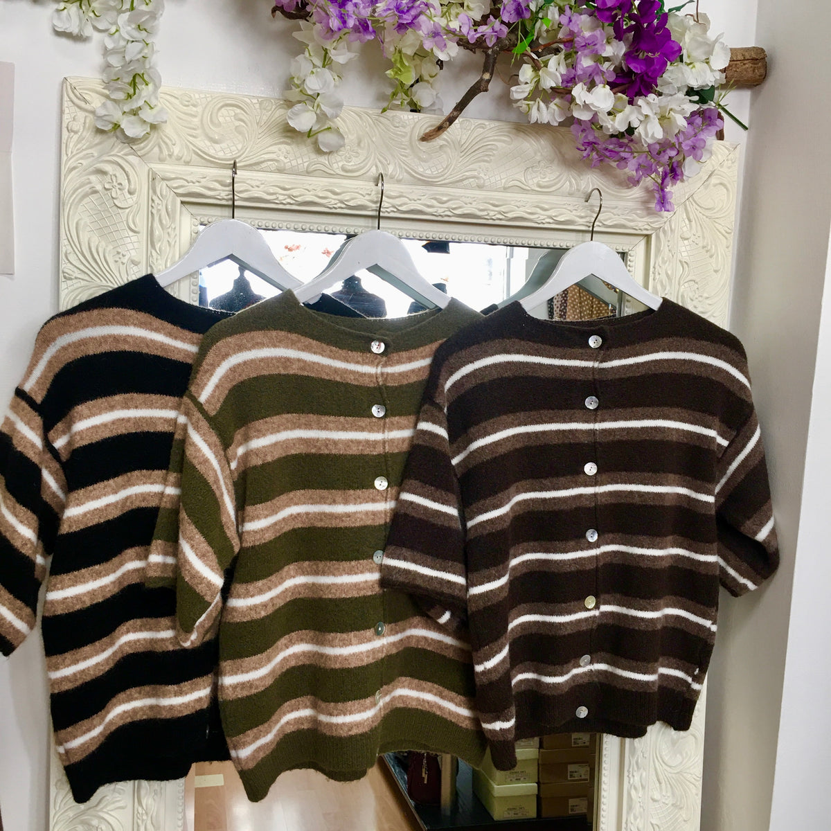 Brandi stripey cardi/jumper