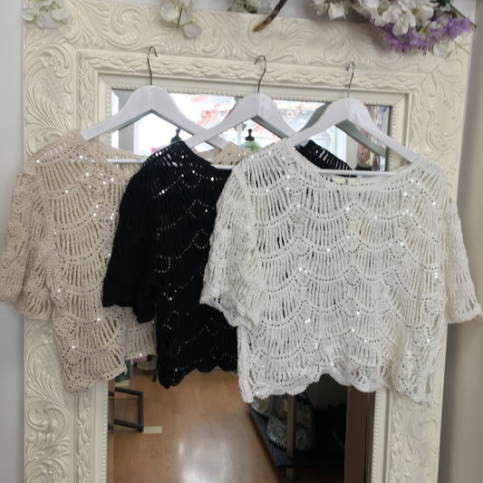 Phoebe crochet tops