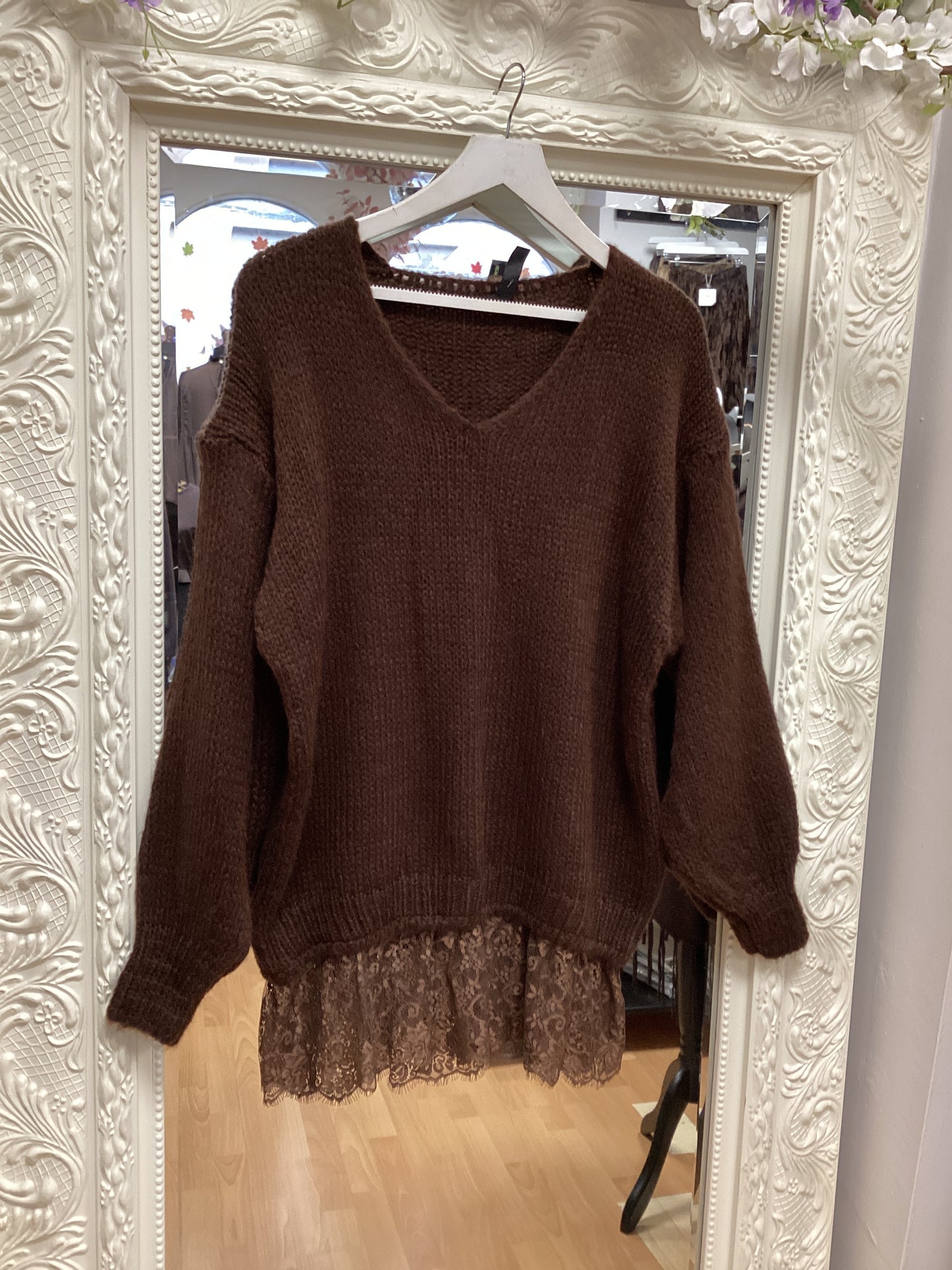 Wren lace trim jumper