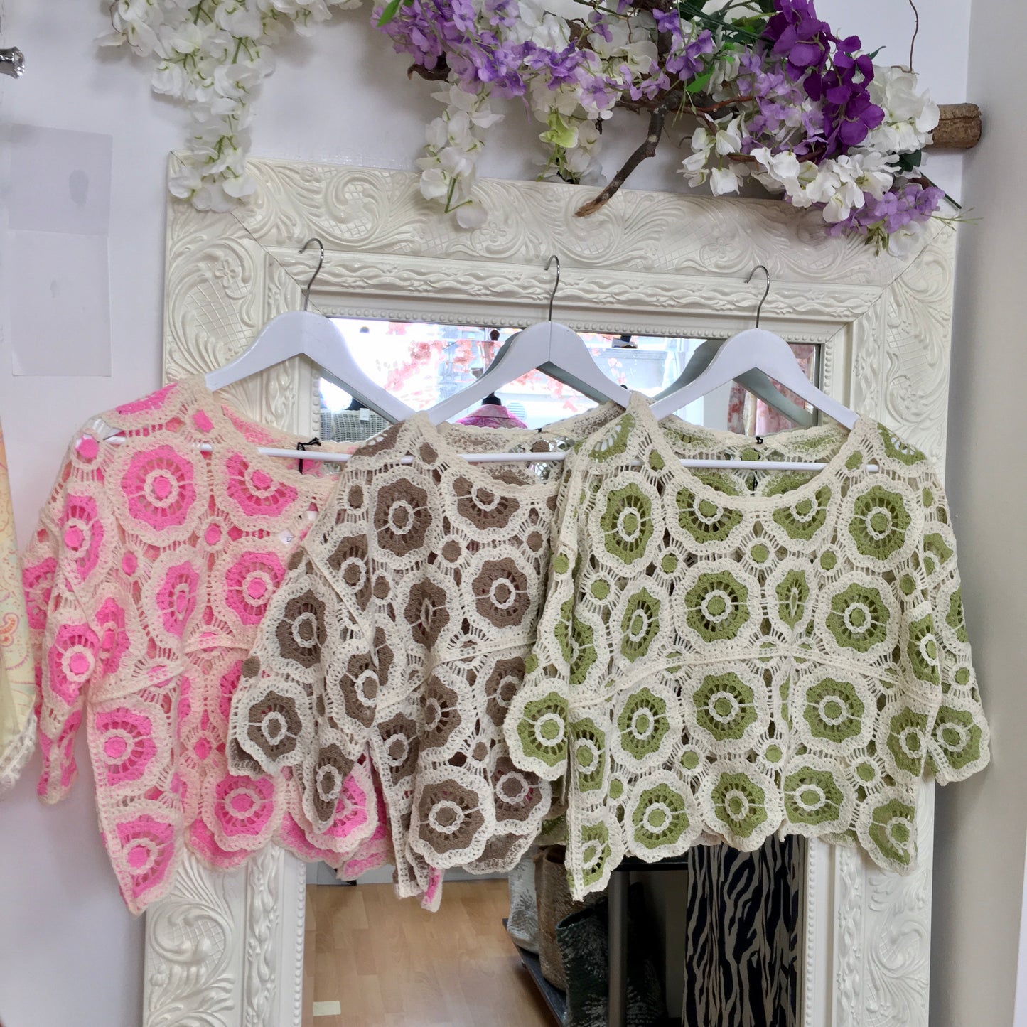 Lorene crochet tops
