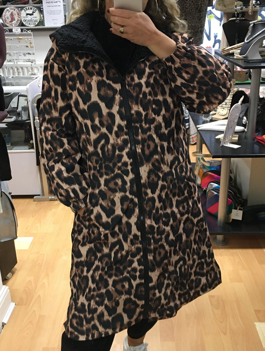 82 Leopard Print Coat