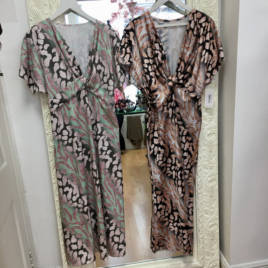 Charly leopard dress