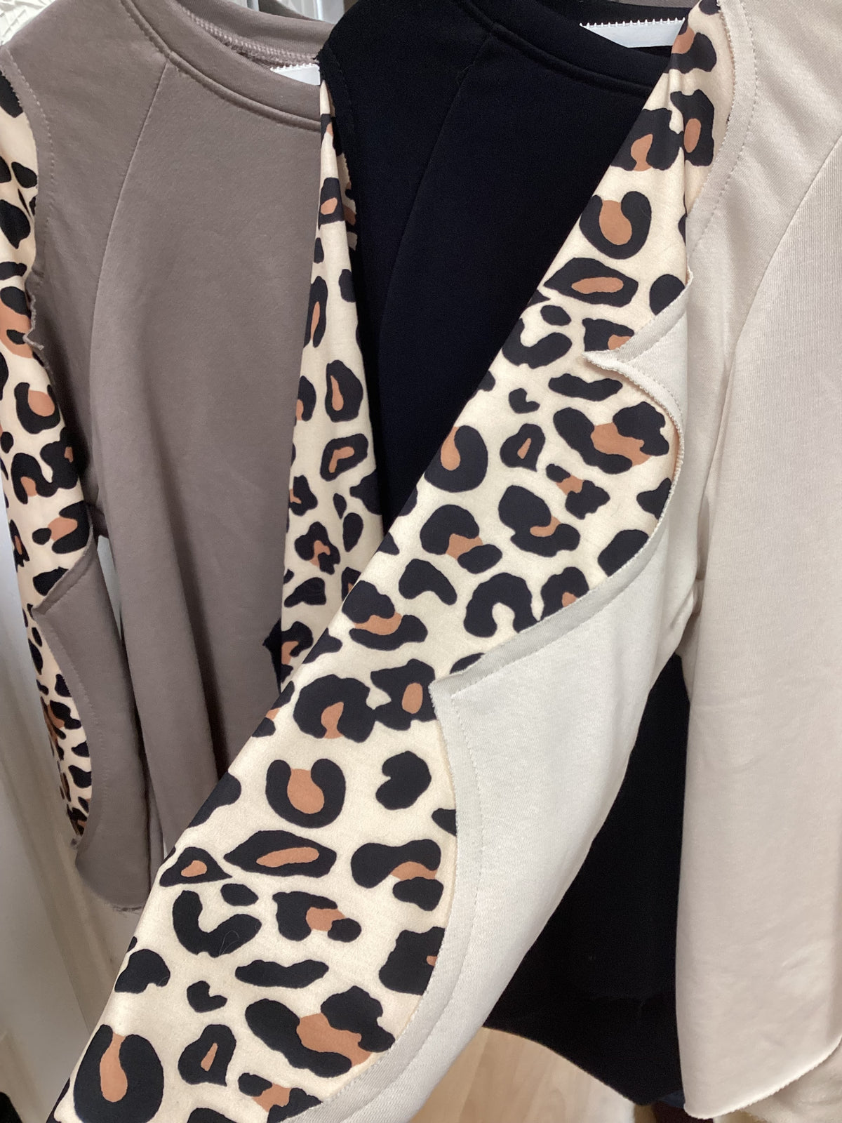 Lola leopard sleeve sweatshirt