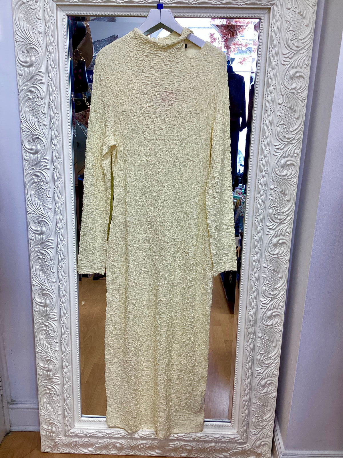 VERY split neck maxi dress