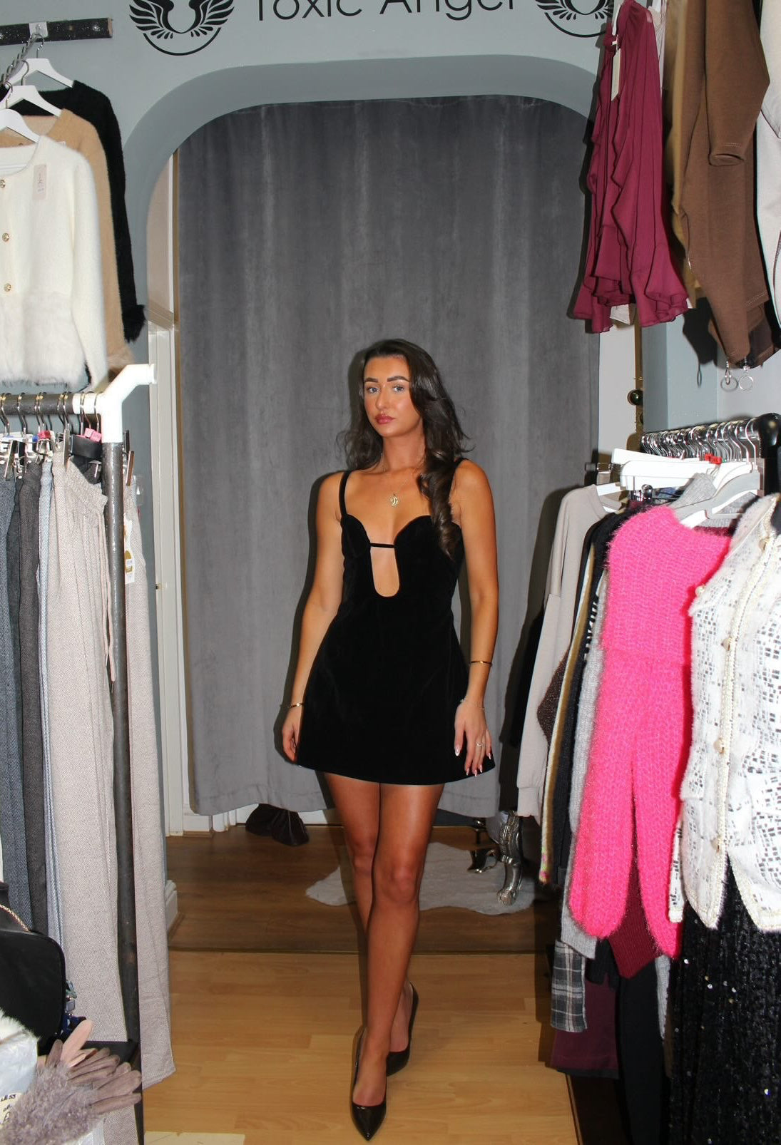 Murci Velvet  Bustier Dress