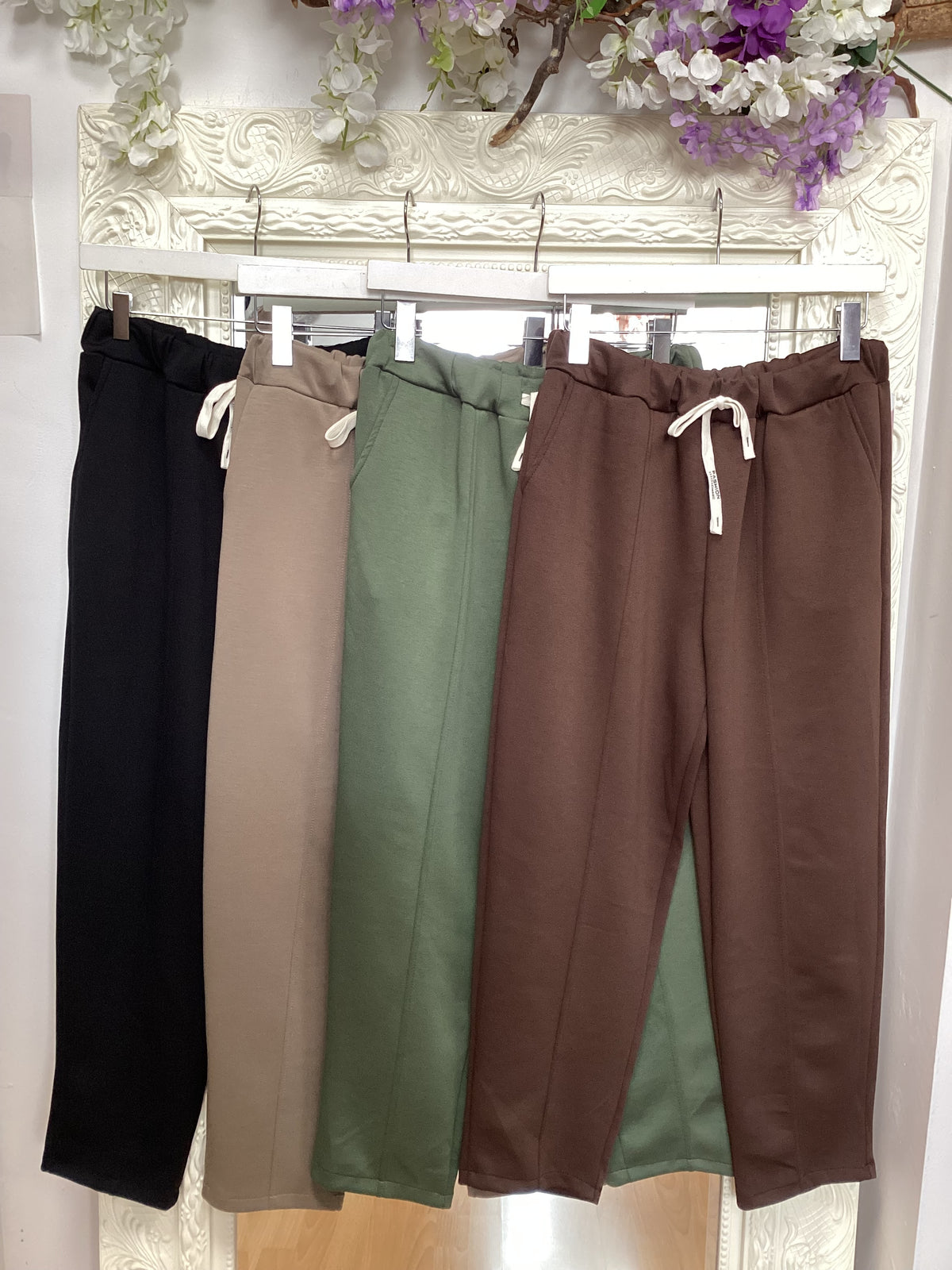 Saffron soft barrel leg trouser